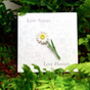 Daisy White Flower Brooch, thumbnail 3 of 5