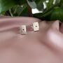 Ace Of Hearts Sterling Silver Stud Earrings, thumbnail 1 of 5