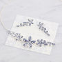 Bridesmaid Blossom Necklace And Earring Set, thumbnail 4 of 8