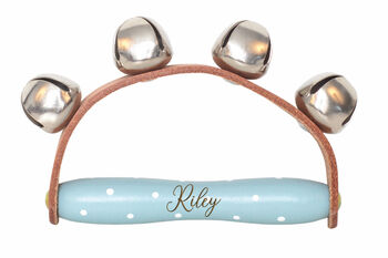 Personalised Blue Polka Dot Cluster Bell, 2 of 4