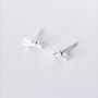 Sterling Silver Knot Stud Earrings, thumbnail 1 of 4