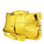 Personalised Handcrafted Yellow Leather Travel Bag, thumbnail 2 of 8