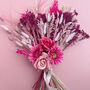 Hot Pink Dried And Artificial Flower Bouquet, thumbnail 4 of 4