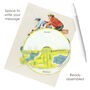 Cycling Pirouette Greetings Card, thumbnail 5 of 7