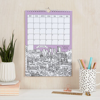 2025 City Illustrations Calendar, 2 of 5