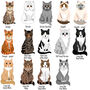 Personalised Cat Breed Christmas Tree Decoration, thumbnail 8 of 8