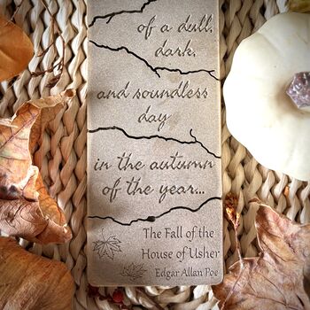 Halloween/Gothic Gift | Poe's House Of Usher Gothic Fiction Wax Melt Bar, 4 of 4