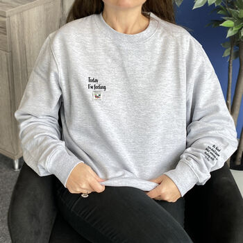 Be Kind Mental Health Awareness Pin Badge Sweatshirt, 4 of 10