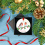 Christmas Robin Couple Tree Decoration, thumbnail 1 of 6