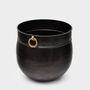 Pembridge Extra Large Hammered Brass Planter 45cm, thumbnail 6 of 9