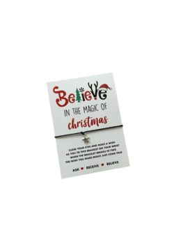 Believe Christmas Wish Bracelet | Christmas Eve Box Gift, 4 of 8