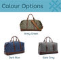 Premium Canvas Holdall With Shoulder Strap, thumbnail 3 of 7