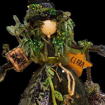 Personalised Witch Treetopper Fairy Decoration, 6 of 12