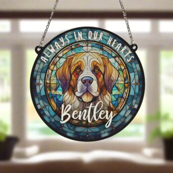 St Bernard Memorial Suncatcher, 6 of 6