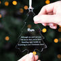 Personalised Christmas Tree Memorial Bauble, thumbnail 2 of 4