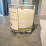 Personalised Patchouli Natural Soy Candle Wooden Wick, thumbnail 3 of 3