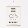 'Rain Rain Go Away' Nursery Rhyme Print, thumbnail 4 of 4