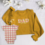 Personalised 'Dada' Appliqué Keepsake Sweatshirt, thumbnail 3 of 11