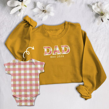 Personalised 'Dada' Appliqué Keepsake Sweatshirt, 3 of 11