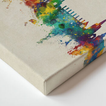 Lichfield Skyline Cityscape Art Print, 11 of 12