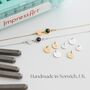 16th Birthday Gift For Her – Sterling Silver Birthstone And Initial Bracelet, thumbnail 10 of 10
