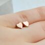 Happy 21st Birthday Rose Gold Earrings, thumbnail 2 of 4
