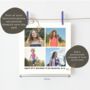 Personalised Photo Collage Daughter Milestone Birthday Card, thumbnail 6 of 6