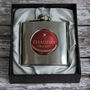 Personalised Cricket Hip Flask, thumbnail 4 of 4
