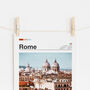 Personalised Minimalist Travel Poster | Rome, thumbnail 2 of 6