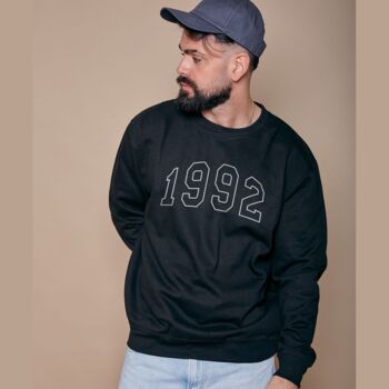 Personalised Outline Year Sweatshirt, 2 of 2