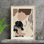 Custom Faceless Colour Block Family Friends Portrait, thumbnail 8 of 11