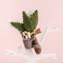 Personalised Felt Sloth Paradise Decoration, thumbnail 1 of 3