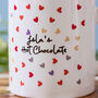Personalised Favourite Drink Heart Ceramic Mug For Her, thumbnail 2 of 2