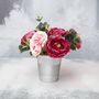 Mixed Rose And Ranunculus Artificial Bouquet, thumbnail 3 of 6