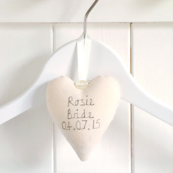 Personalised Hanging Heart Bride To Be Gift, 2 of 12