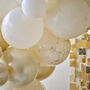 Black, Nude And Champagne Gold Balloon Arch, thumbnail 2 of 4