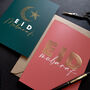 Gold Foiled A6 Eid Mubarak Green Greeting Cards, thumbnail 3 of 3