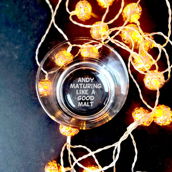 Personalised Engraved Whisky Glass Birthday Gift, 2 of 9