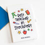 Personalised 'Best Teacher' Notebook, thumbnail 3 of 3