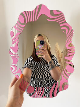 Swirly Wavy Mirror, 3 of 7