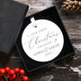 First Christmas Engagement Ornament, thumbnail 1 of 2
