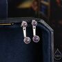 Sterling Silver Black Opal Ear Jacket, thumbnail 1 of 11