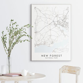 New Forest National Park Map Print, 2 of 4