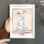 Continuous Line Custom Dog Portrait, thumbnail 1 of 4