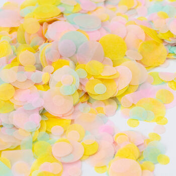 Pastel Rainbow Biodegradable Wedding Confetti, 2 of 6