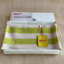 Personalised Cashmere Bold Striped Baby Blanket, thumbnail 3 of 7