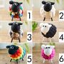 Felt Sheep Ornament, thumbnail 3 of 10
