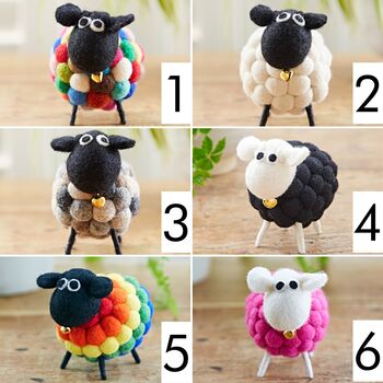 Felt Sheep Ornament, 3 of 10