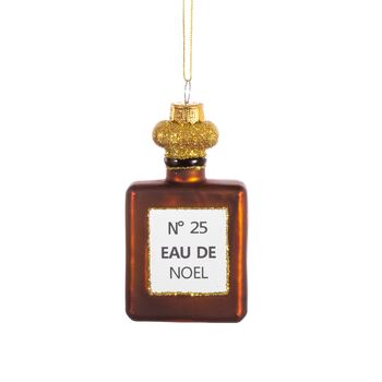 Glass Perfume Bottle Bauble, 2 of 2