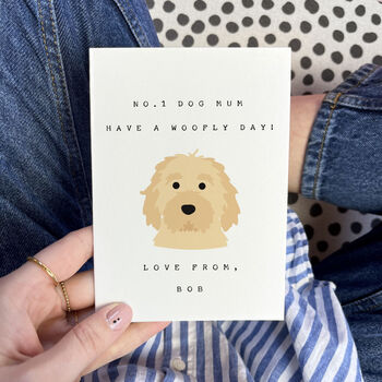 Personalised No.One 'Dog Mum' 'Dog Dad' Birthday Card, 11 of 11